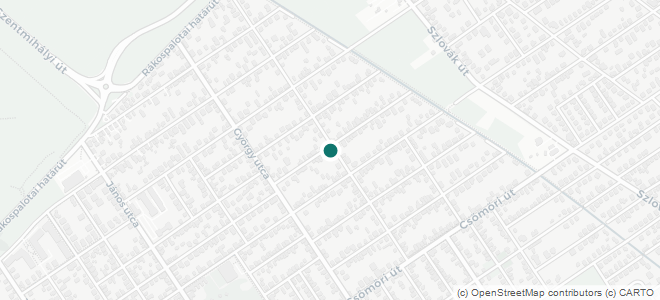 Map showing the location of Bátorfi Fogászat in Budapest (District XVI)